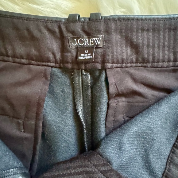 J.Crew black “leather” shorts - Picture 4 of 8